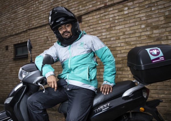 Deliveroo riders can earn as little as £2 an hour during shifts, as boss stands to make £500m