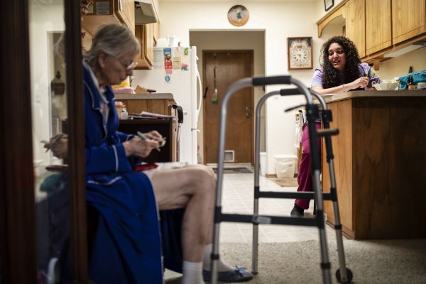Home health aides care for the elderly. Who will care for them?